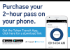 Pase de 2 horas en la aplicación Token Transit